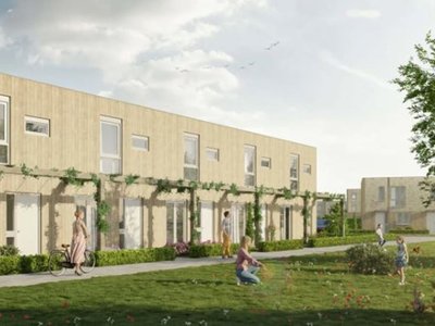 102 houten woningen in de Almeerse Kreekvelden